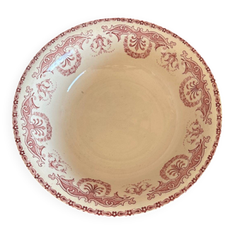 Iron clay salad bowl