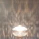 Scandinavian style glass pendant light - 60s/70s