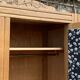 Parisian art deco hotel wardrobe in solid raw oak 1930