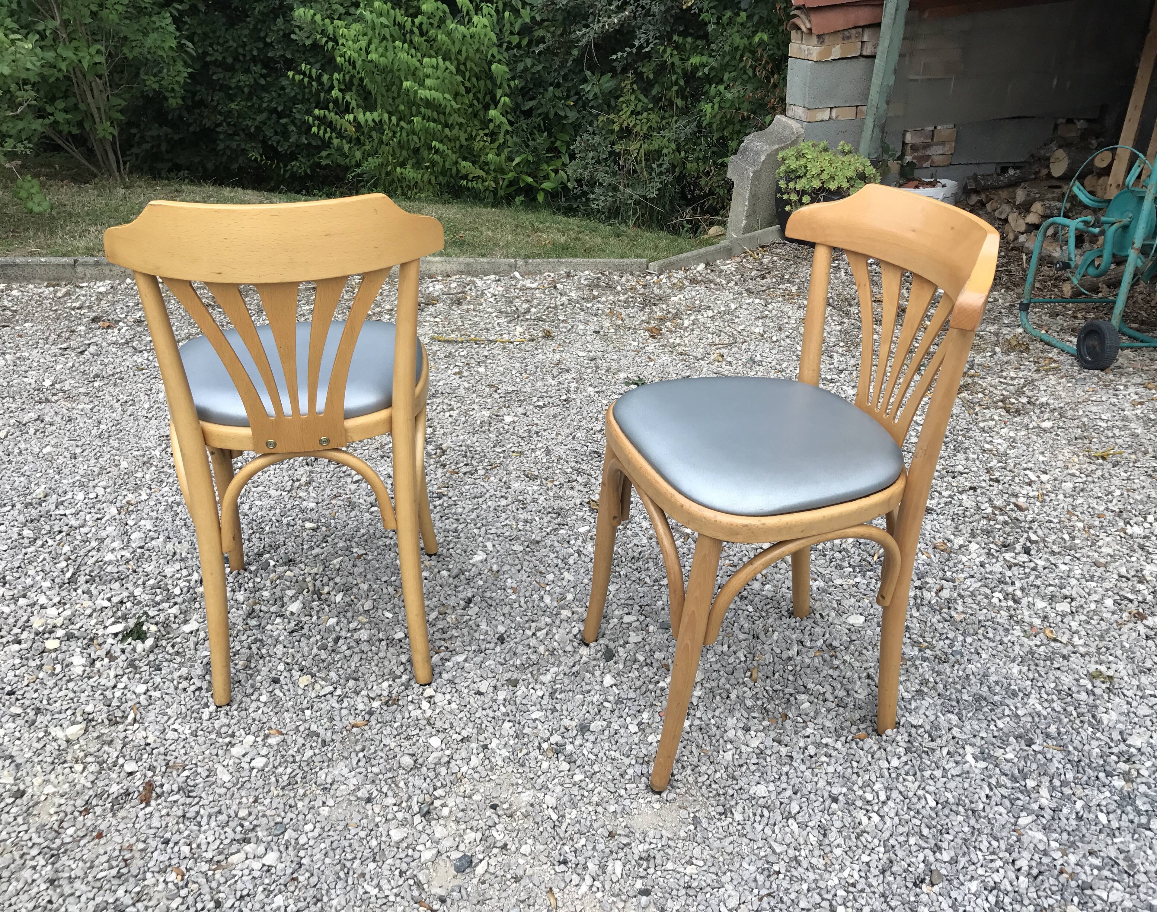 Pair of chairs of Bistro in 1990