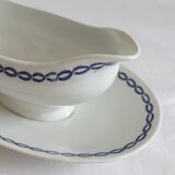 Iron earth gravy boat "Laurus" U&C Sarreguemines