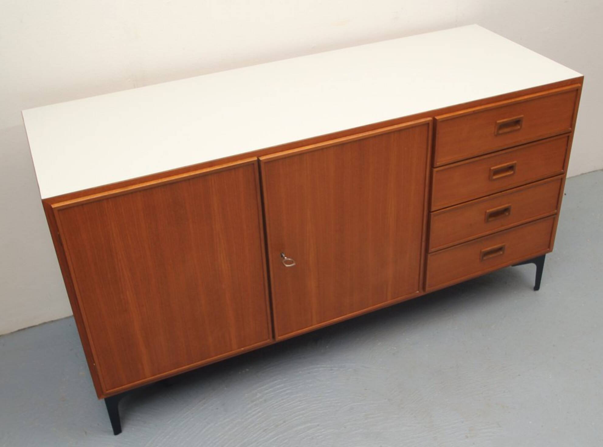 1960s sideboard in teak and formica