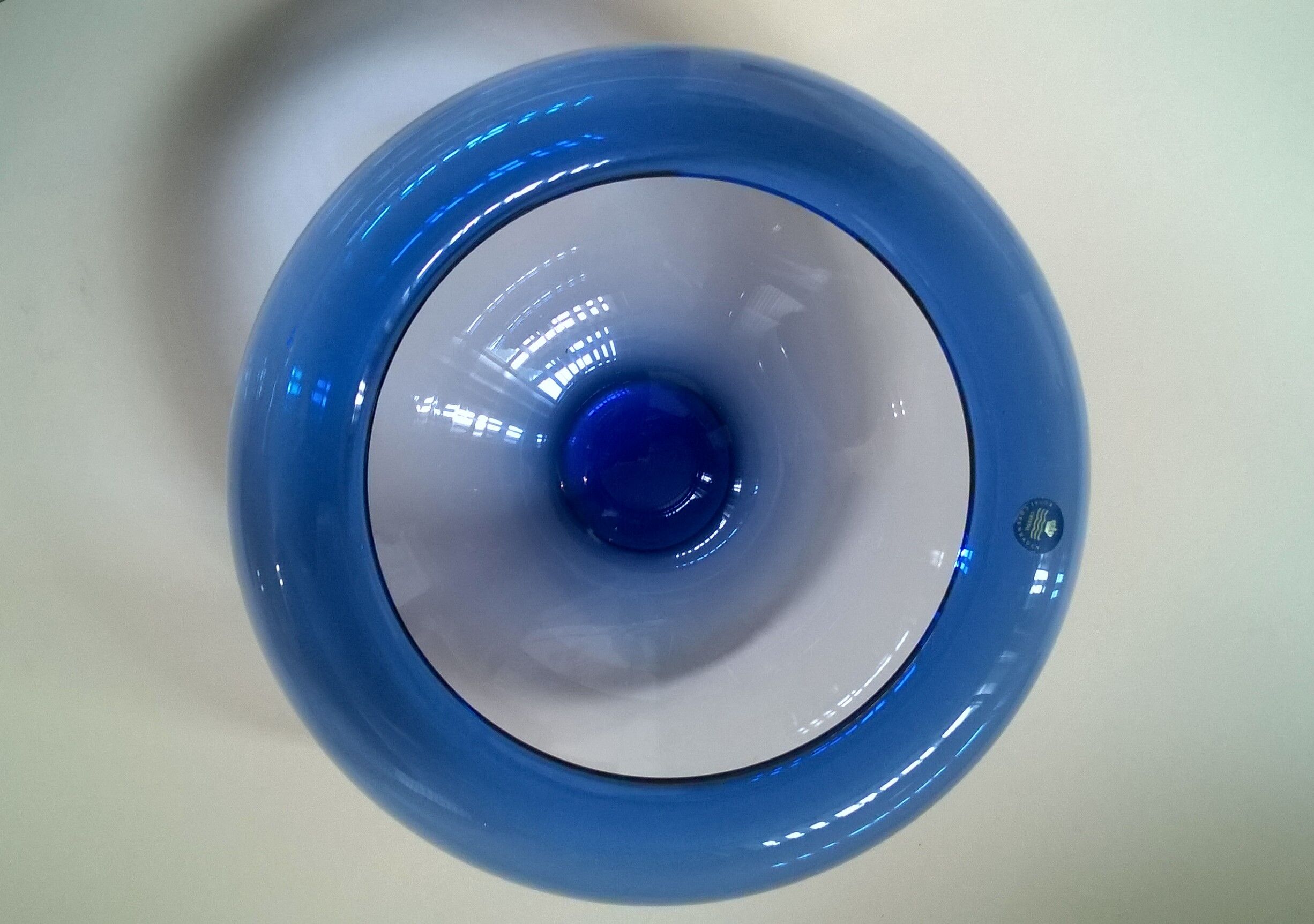 Holmegaard Royal Copenhagen crystal trinket bowl by Per Lutken