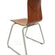 Vintage industrial chair Galvanitas 'thur-op-seat' S23