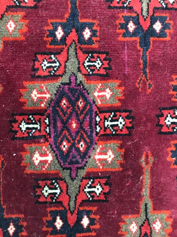 Carpet former Turkmen Afghan done hand 137 X 198 CM