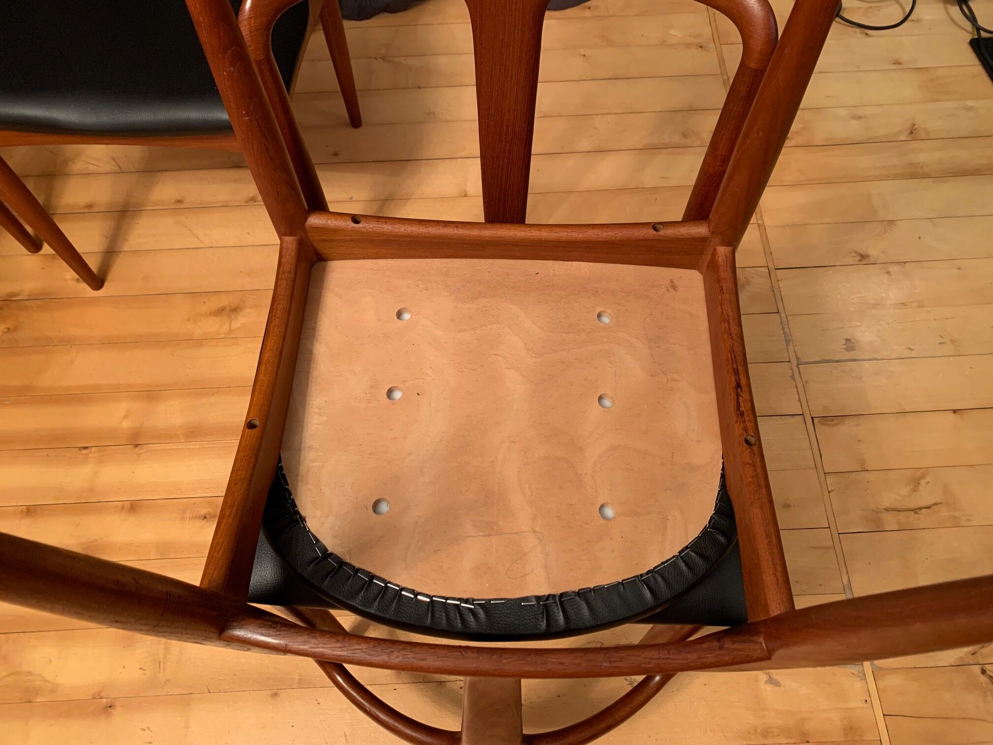 A set of four Juliane chairs by Johannes Andersen, Uldum Møbelfabrik, Denmark, 1960s.