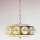 Swedish crystal pendant light attrib. Carl Fagerlund x Orrefors 1960s