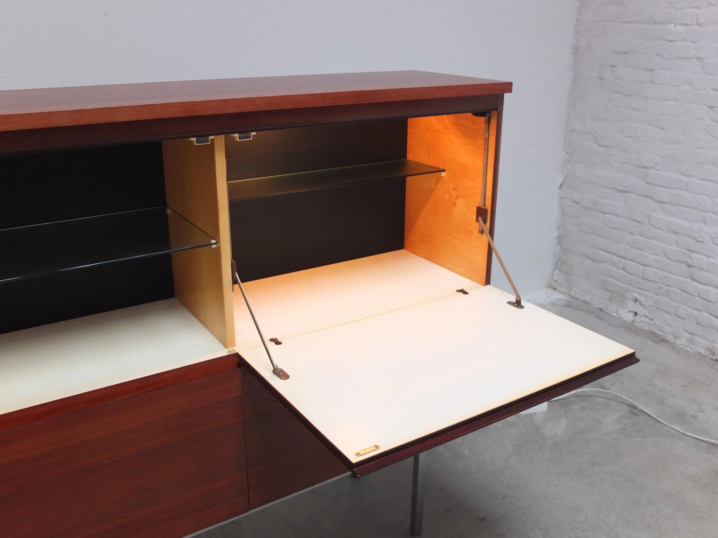 Minimalist bar cabinet by Meubelfabriek Aurora, 1960s