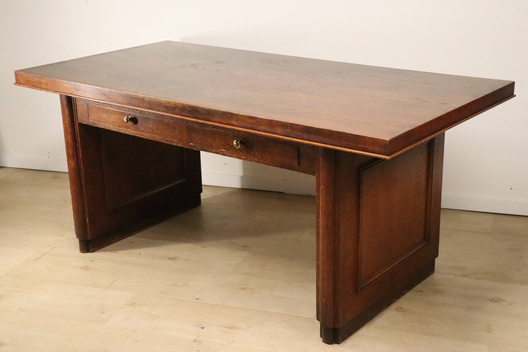 Bureau Moderniste en chêne époque Art Déco, 1940