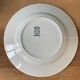 Lot de 9 assiettes plates Terre de Fer modèle « Campanule » St Amand et Hamage
