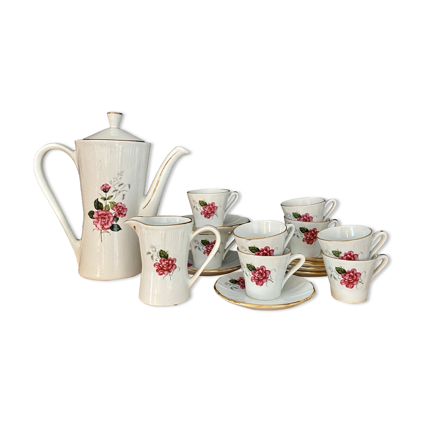 Vintage coffee service L'Amandinoise