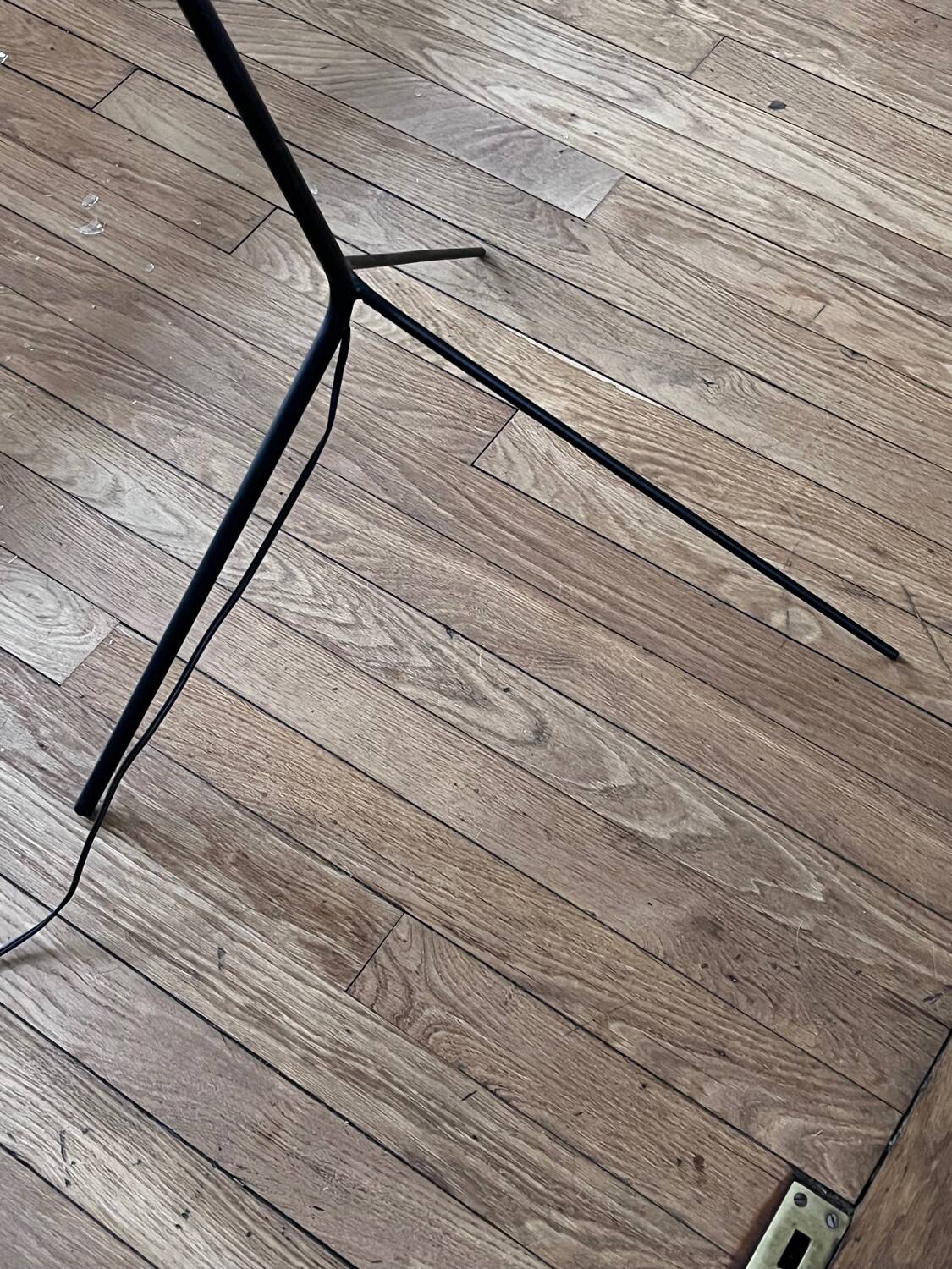 Floor lamp parquet lamp from the 50s