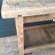 Workbench made of light wood