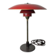 Lampe de table PH 1930 avec abat-jour en cuivre rouge par Poul Henningsen