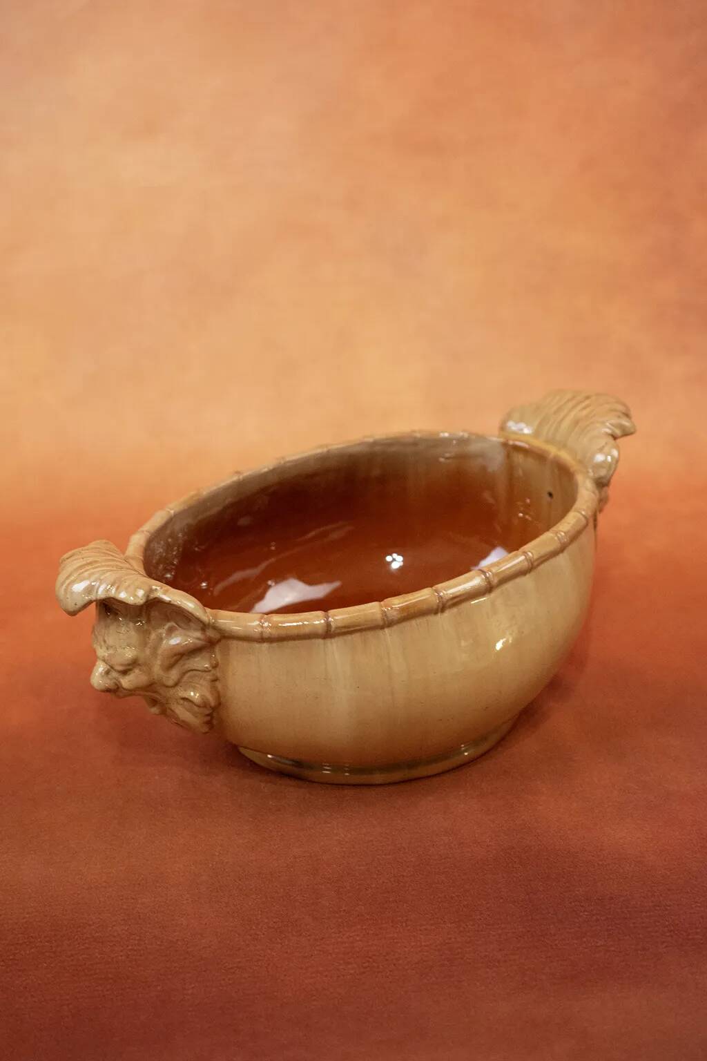 Late 19th - early 20th century glazed earthenware planter - Clément Massier