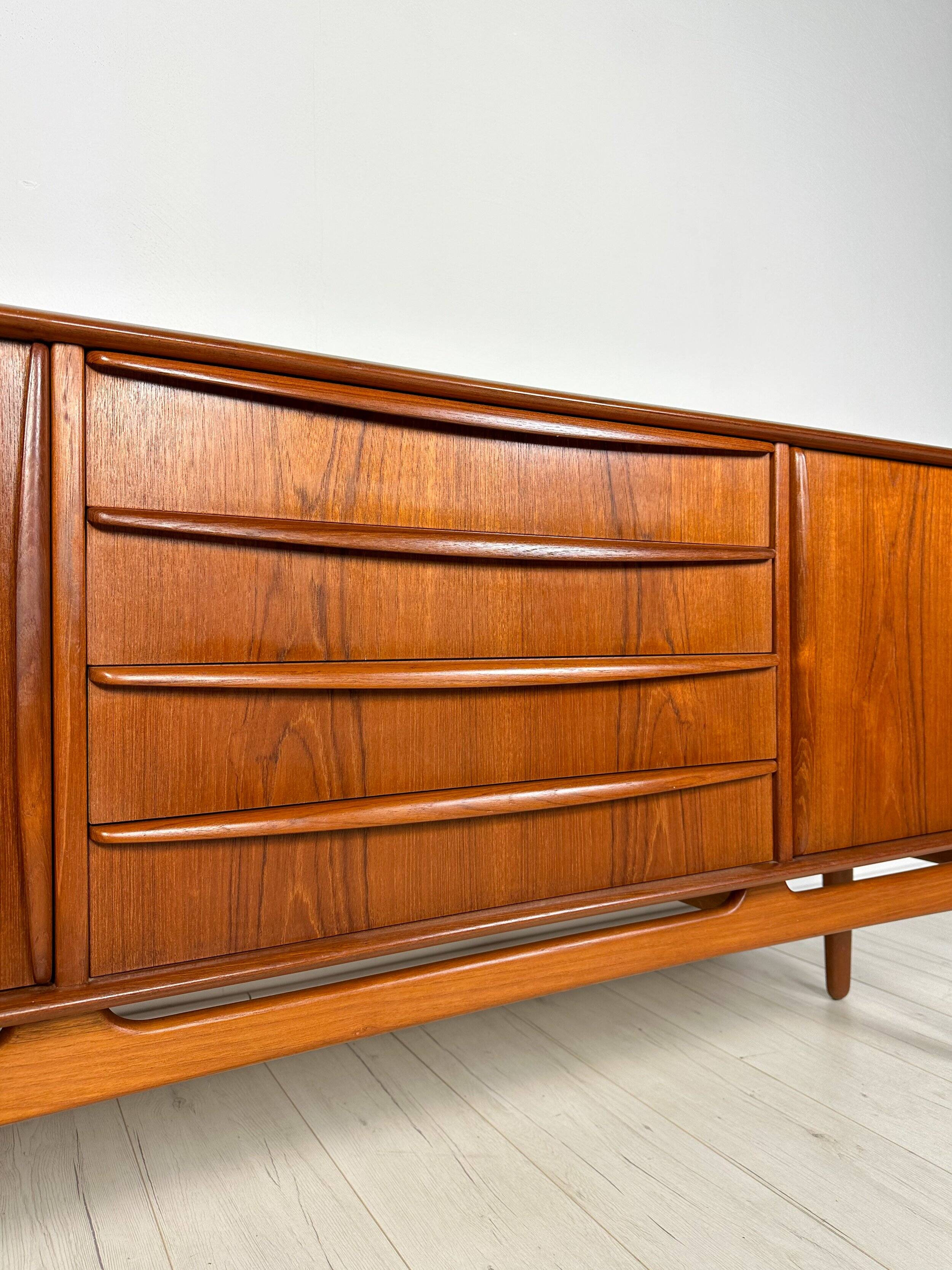 1960s vintage Danish teak sideboard by Svend Åge Madsen for K. Knudsen & Søn