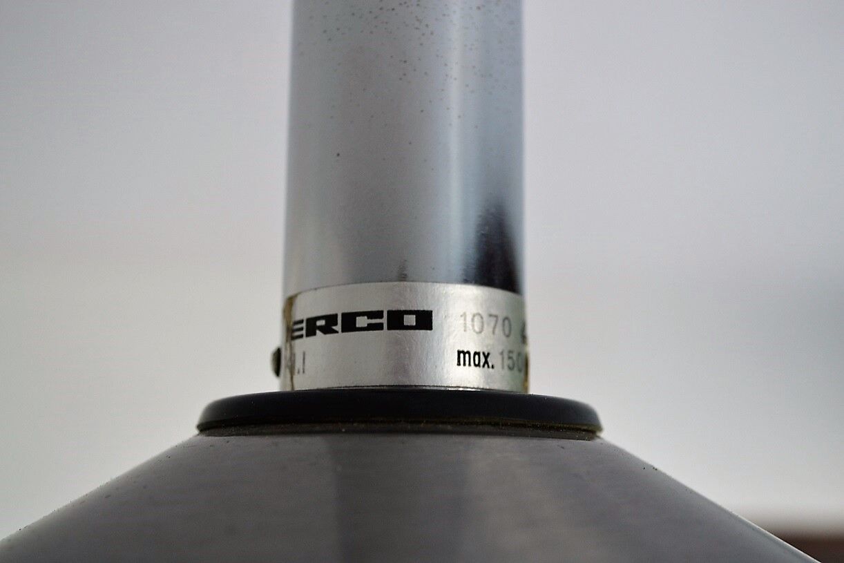 Vintage aluminum  hanging brushed ERCO - Germany s 1970