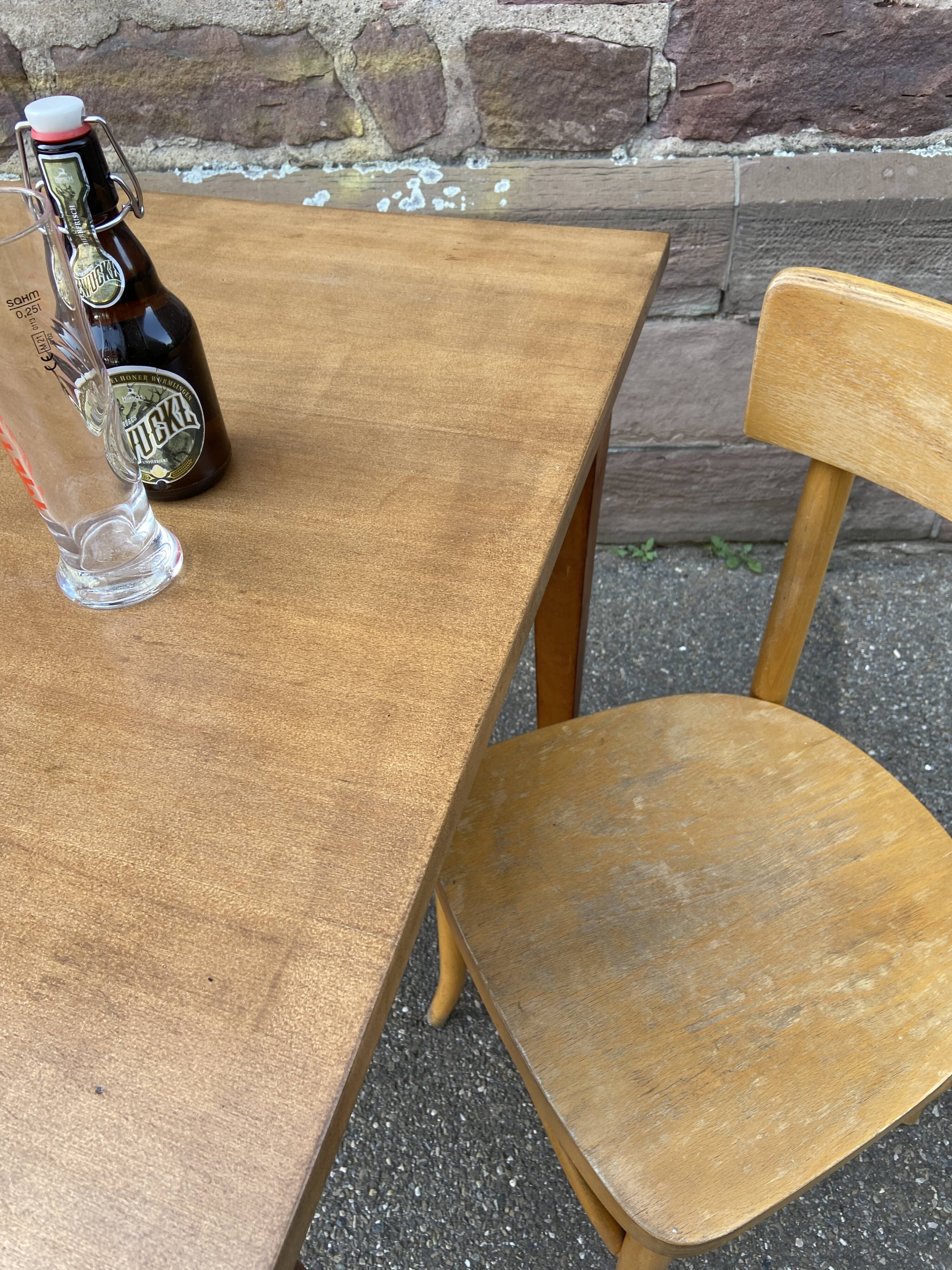 Parisian Art Deco bistro table
