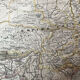 Carte ancienne Asie 69,5x52,5cm