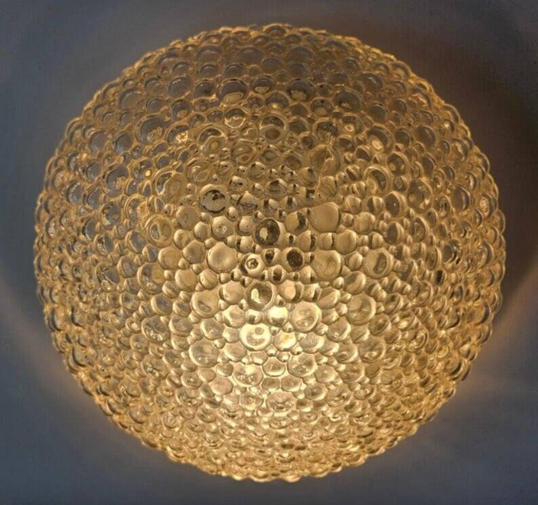 Rare plafonnier à bulles Limburg, Allemagne, années 1970