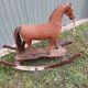 Antique rocking horse