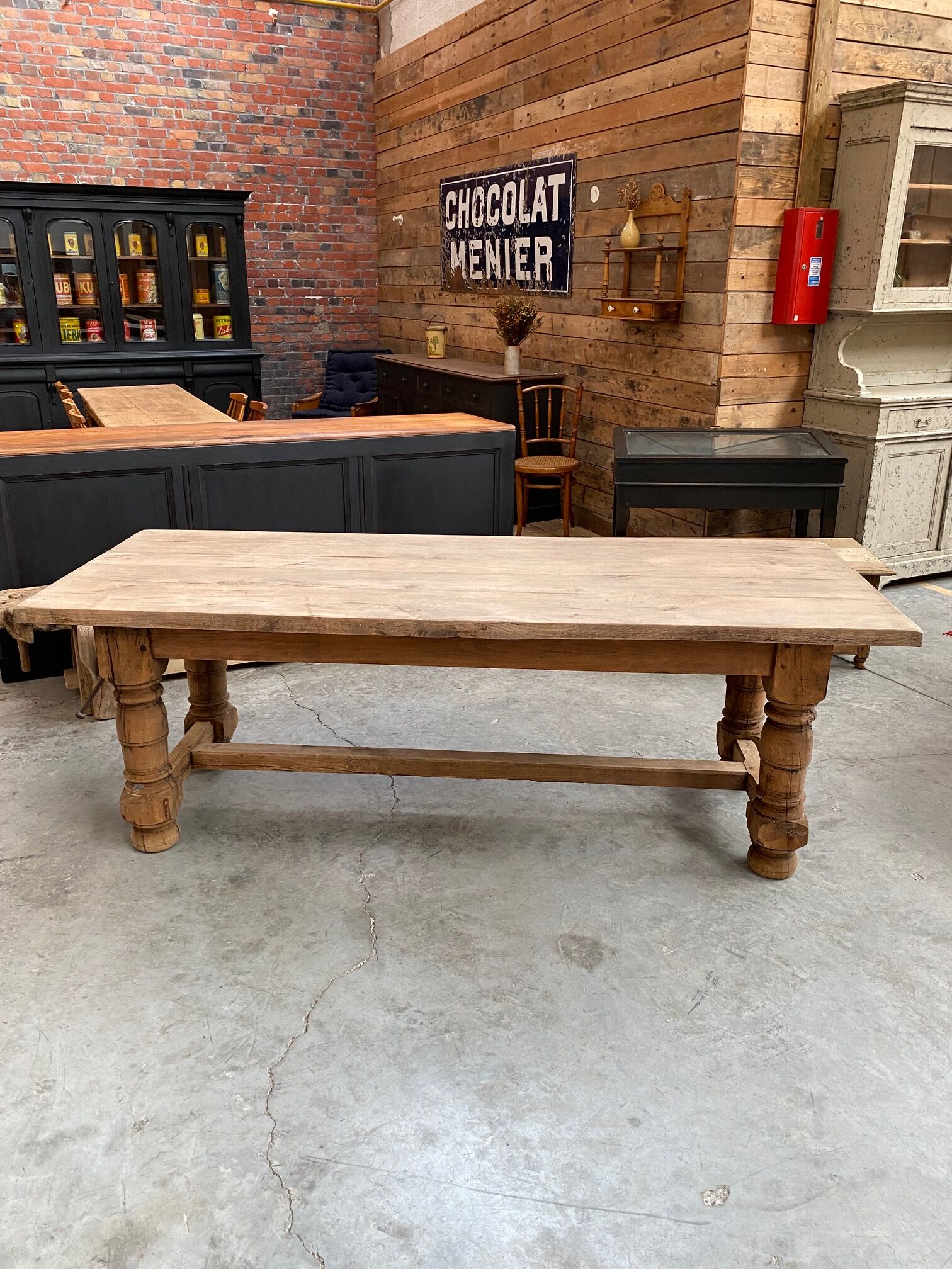 Oak farmhouse table