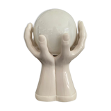 Resin hand-shaped table lamp