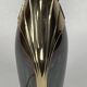 Hollywood Regency art nouveau revival brass table lamp, Dutch 1970s