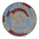 Mid-Century Mosaic Wall Plate by W. Zimmermann for Ritter