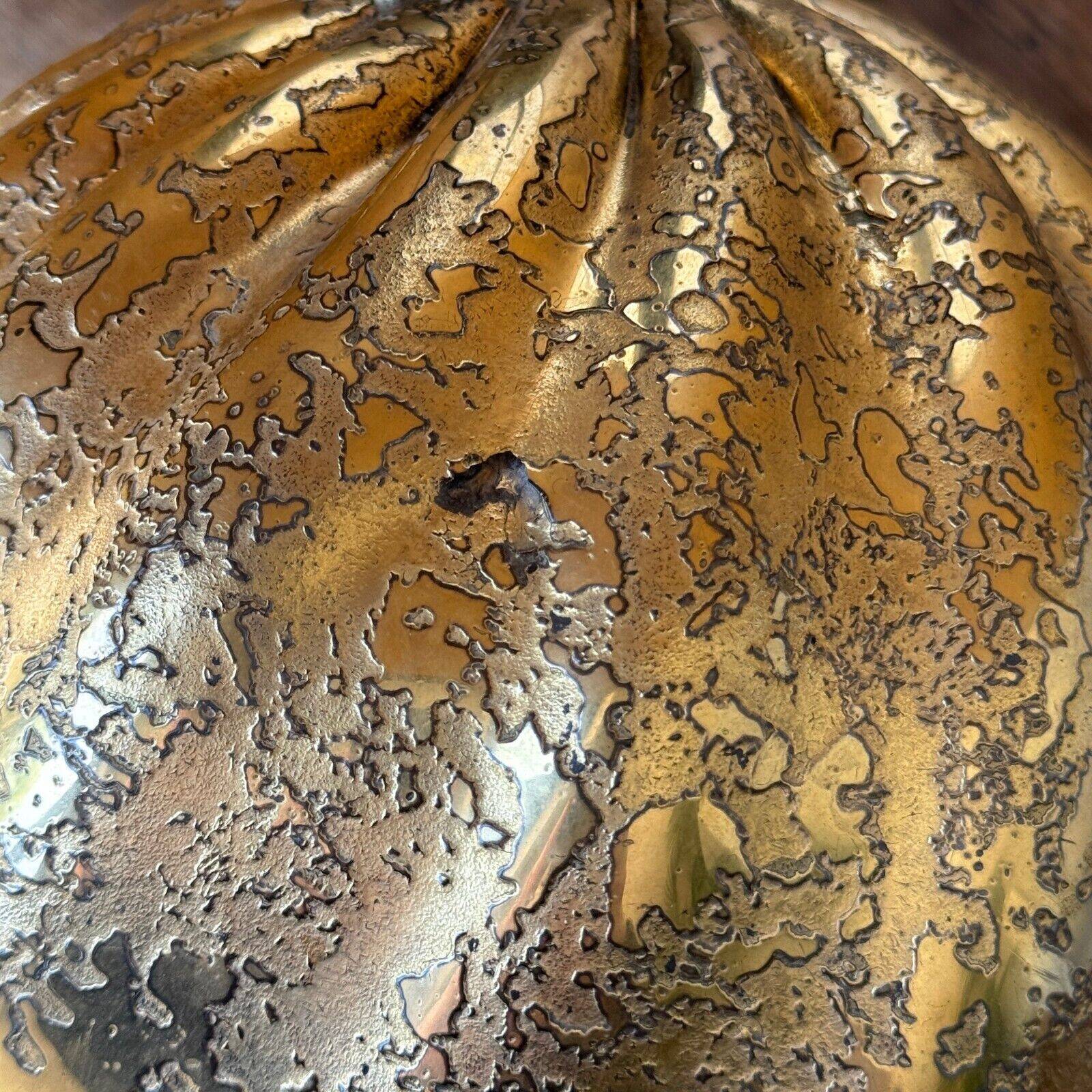 Murano Venice lamp 1960 signature golden inclusion with arrow