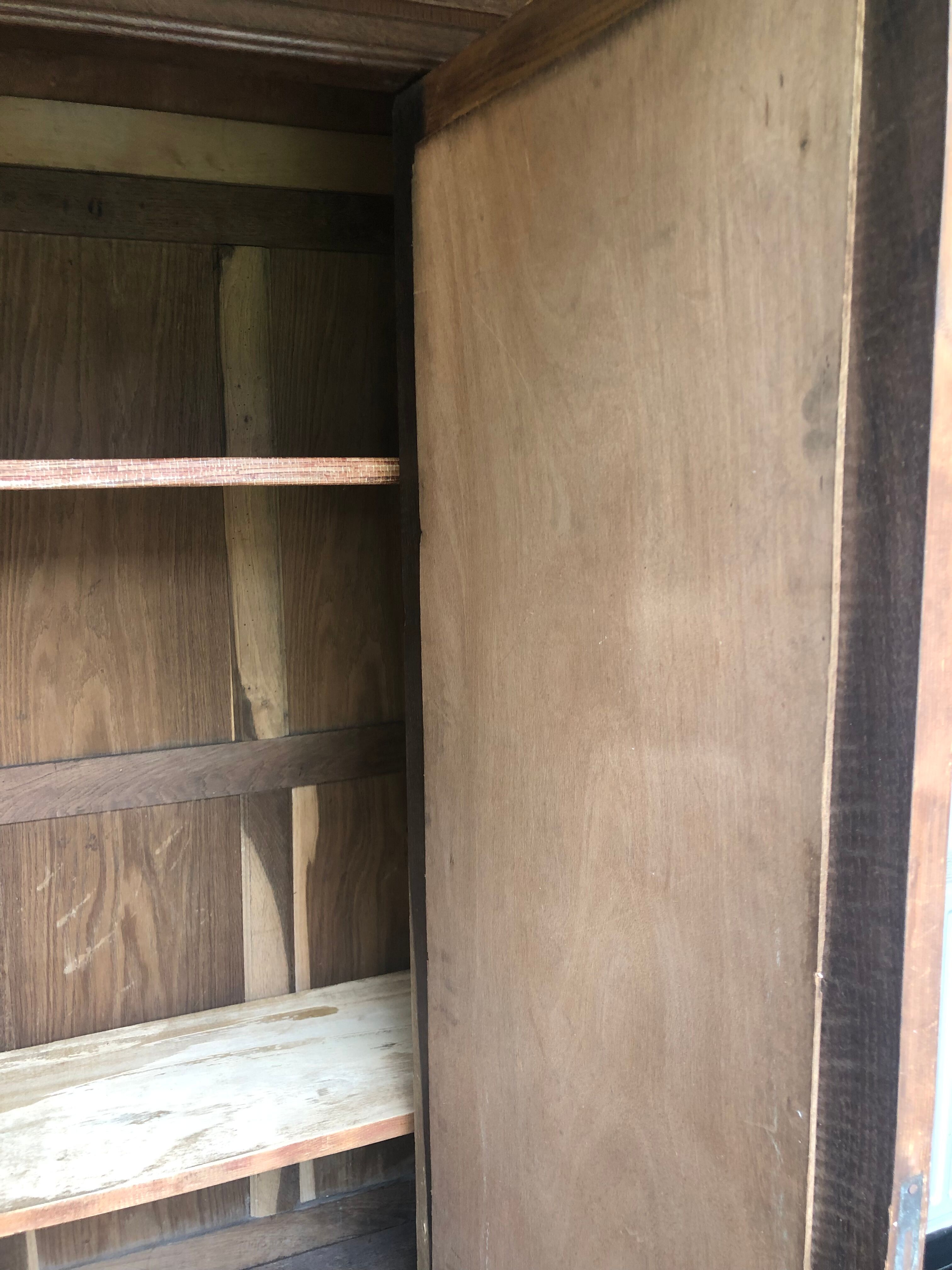 Antique wardrobe with mirror