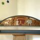 Vintage solid wood noah's ark shelf