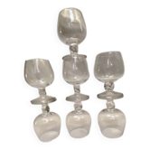 Daum France digestive glasses