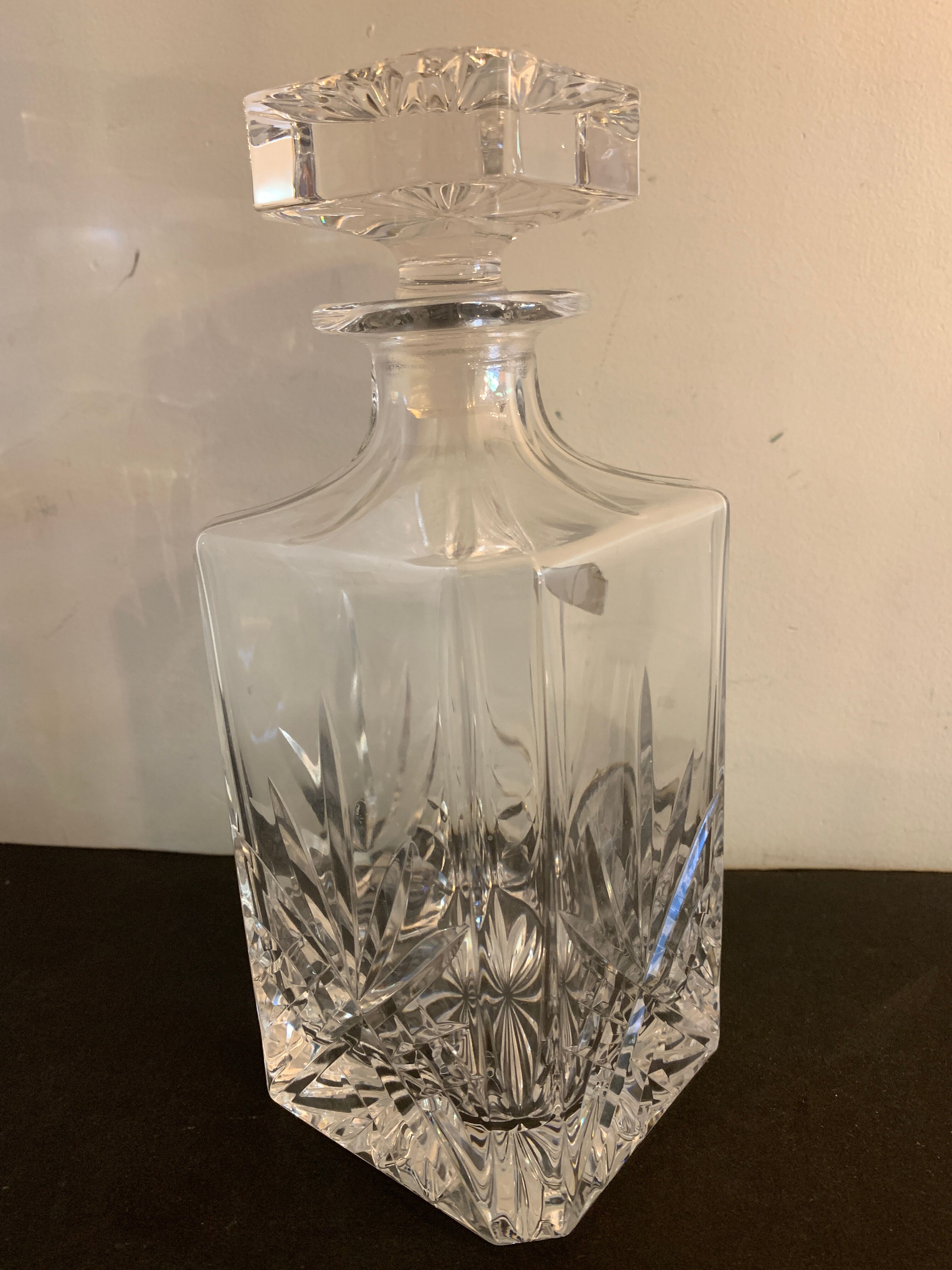 Paris crystal whisky decanter