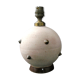 Vintage ball lamp 1950 ceramic & brass