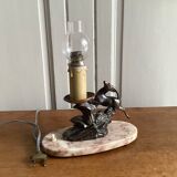 Antique bedside lamp night light by Jacques Limousin