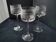 3 verres à vin blanc ou rosé en cristal taillé