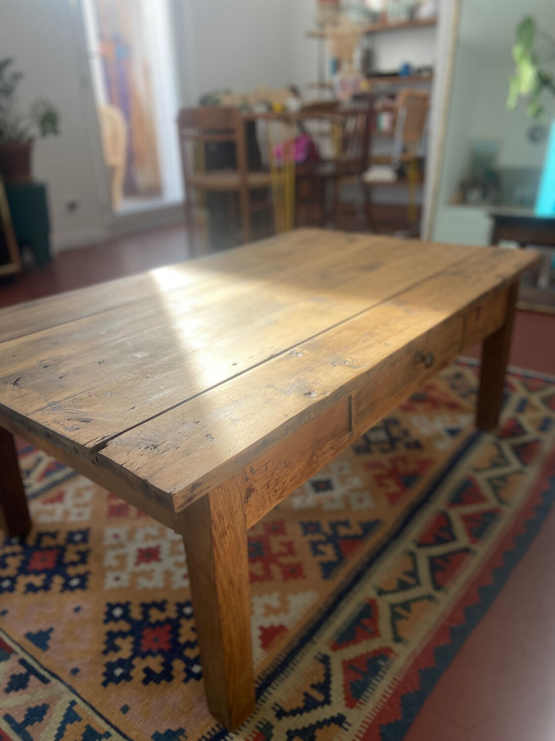 Vintage farmhouse coffee table