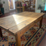 Table basse de ferme vintage