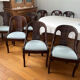 8 solid mahogany chairs