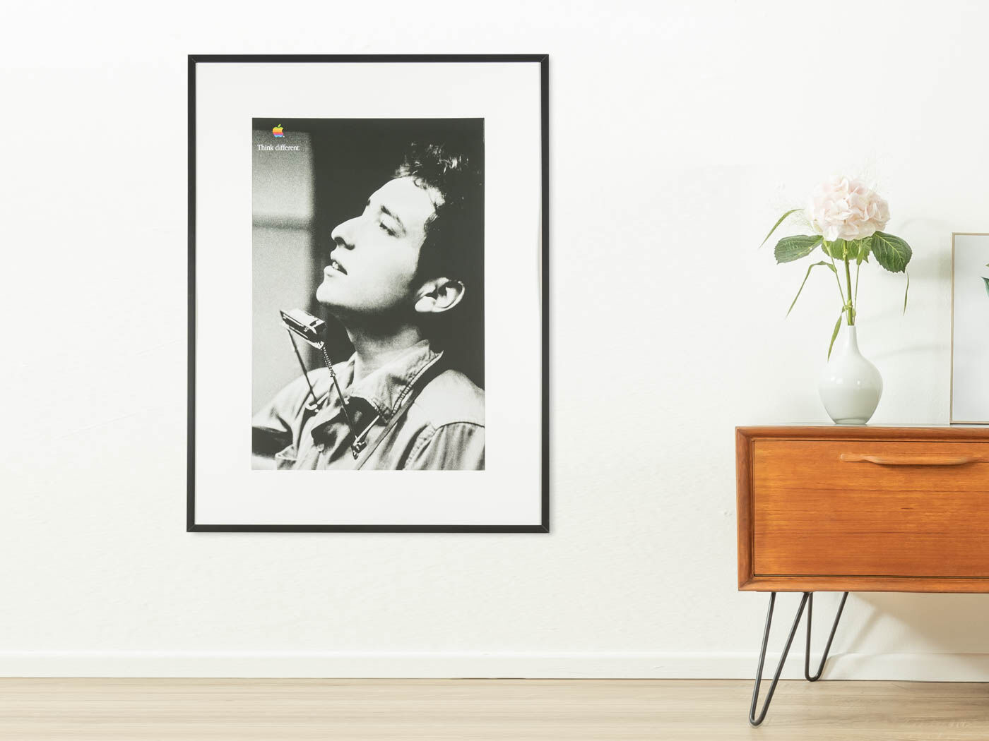 Think different – bob dylan, affiche publicitaire apple, 94 x 124 cm