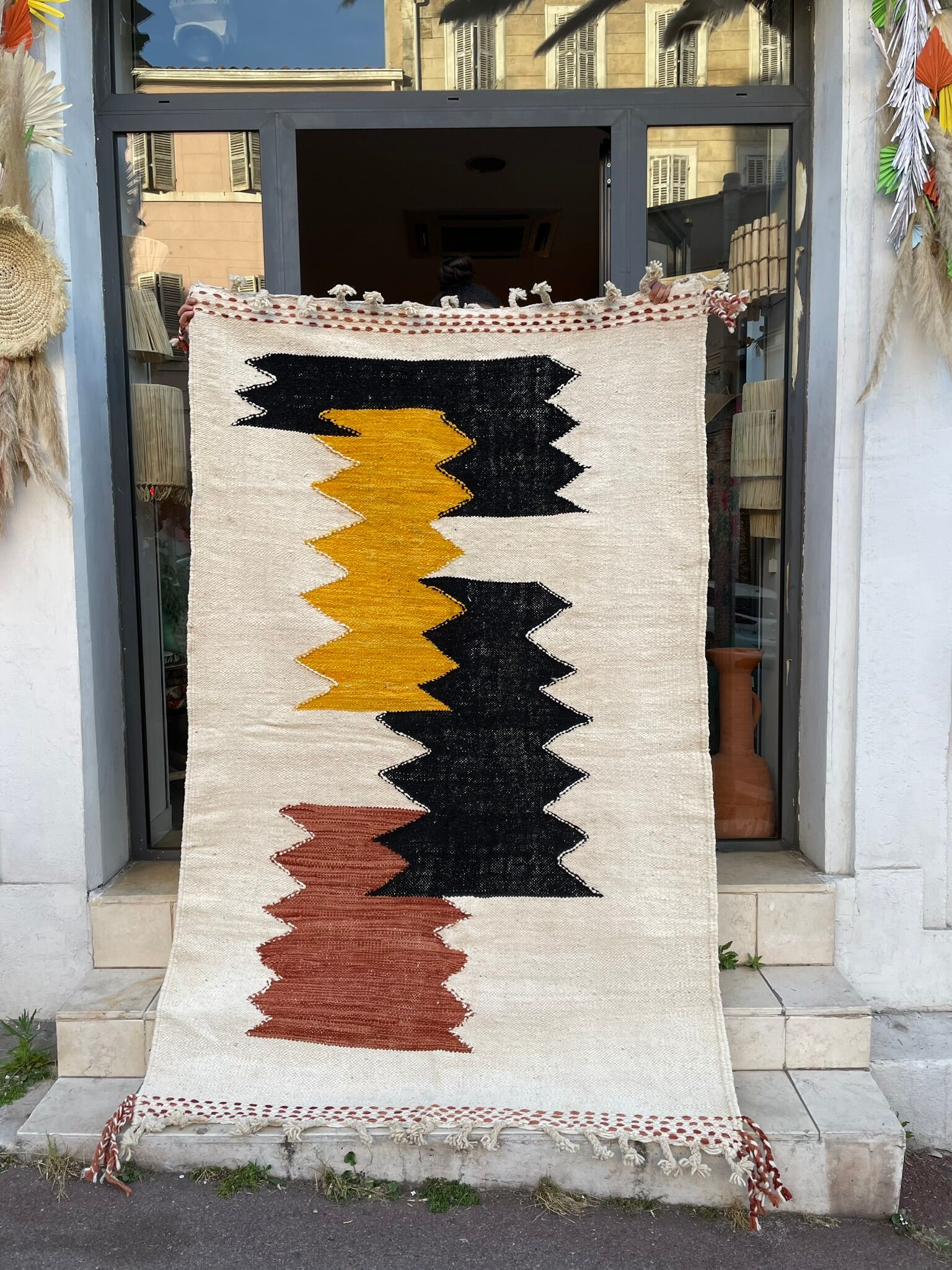 Berber carpet Zanafi 214/138cm
