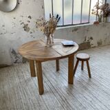 Maison Regain round elm table