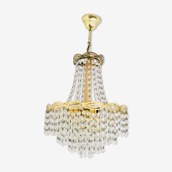 Lustre pampille montgolfière