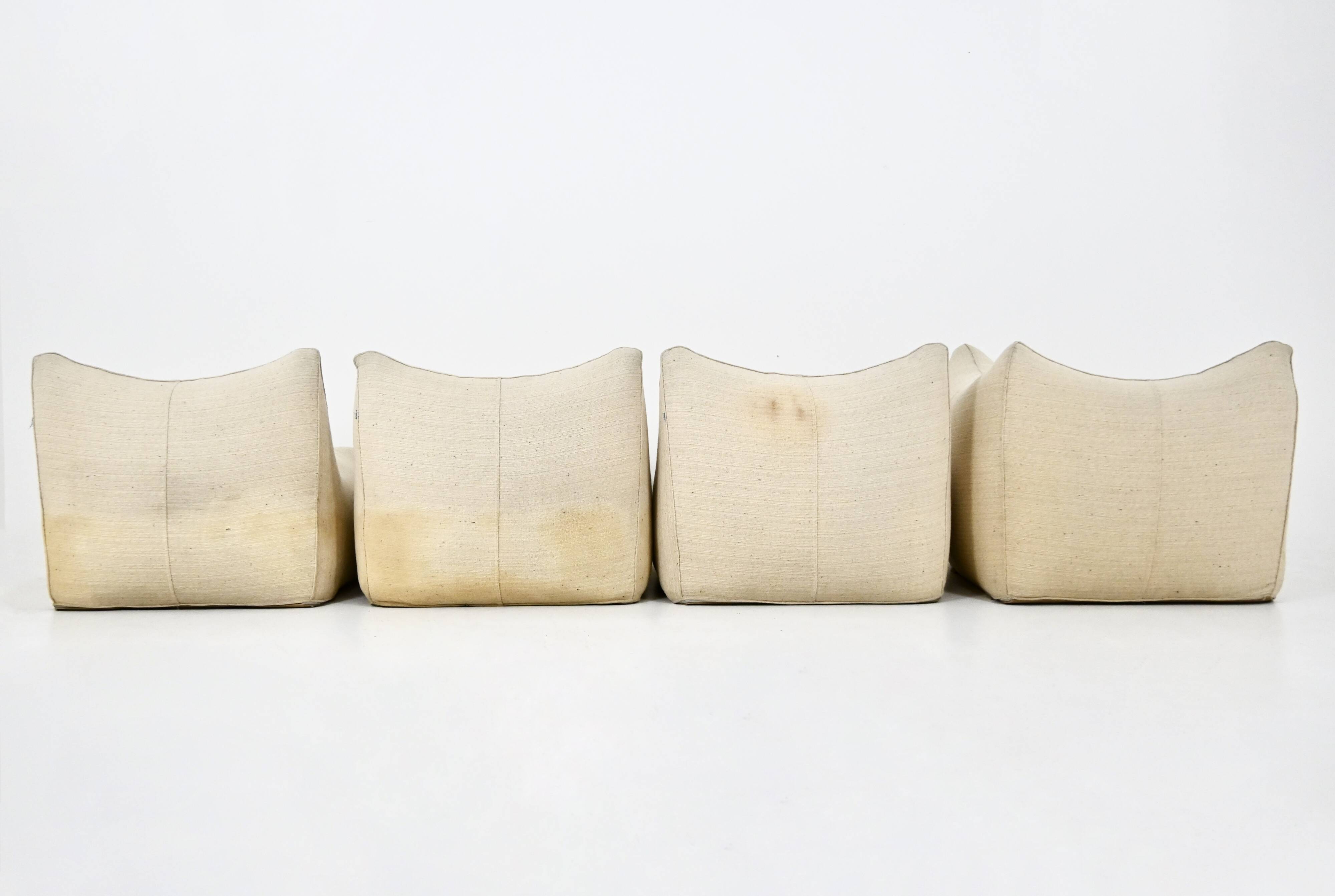 Modular canapé "Le Bambole" by Mario Bellini for B&B Italia, 1970s.
