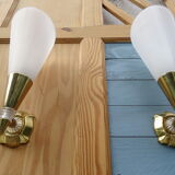 Pair of cone wall lamps 1950