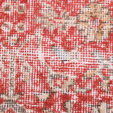 6x10 red classic floral vintage rug 314x197cm
