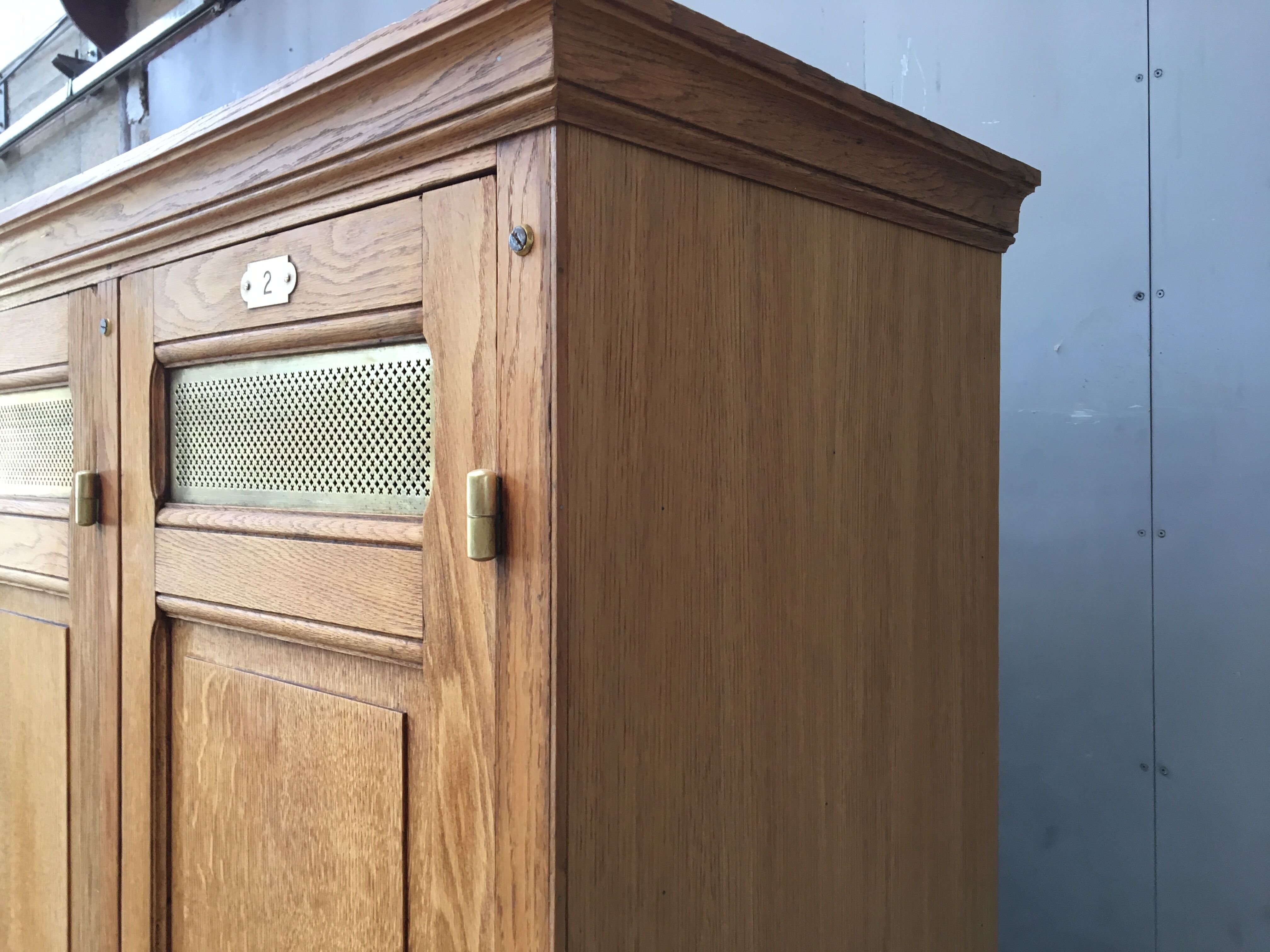 30s Oak cloakroom from the national bank in France