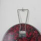 Wall-mounted round barber mirror 50s 60s