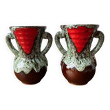 Paire de vases Vallauris